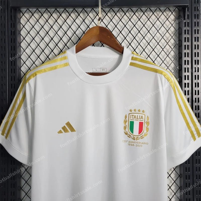 2023/2024 Italy 125th Commemorative Edition Soccer Shirt - Detail 3