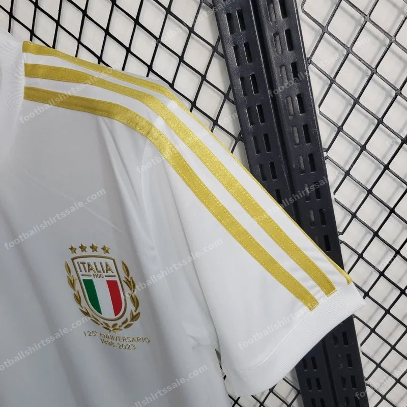 2023/2024 Italy 125th Commemorative Edition Soccer Shirt - Detail 6