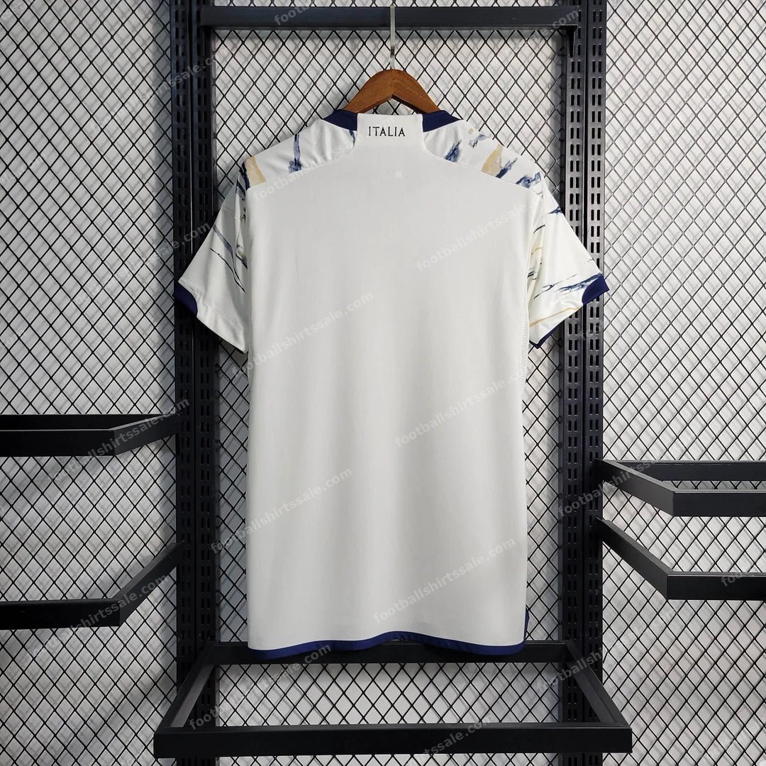 2023 Italy Away Soccer Shirt - Detail 2