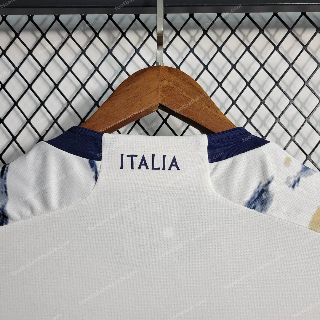2023 Italy Away Soccer Shirt - Detail 7