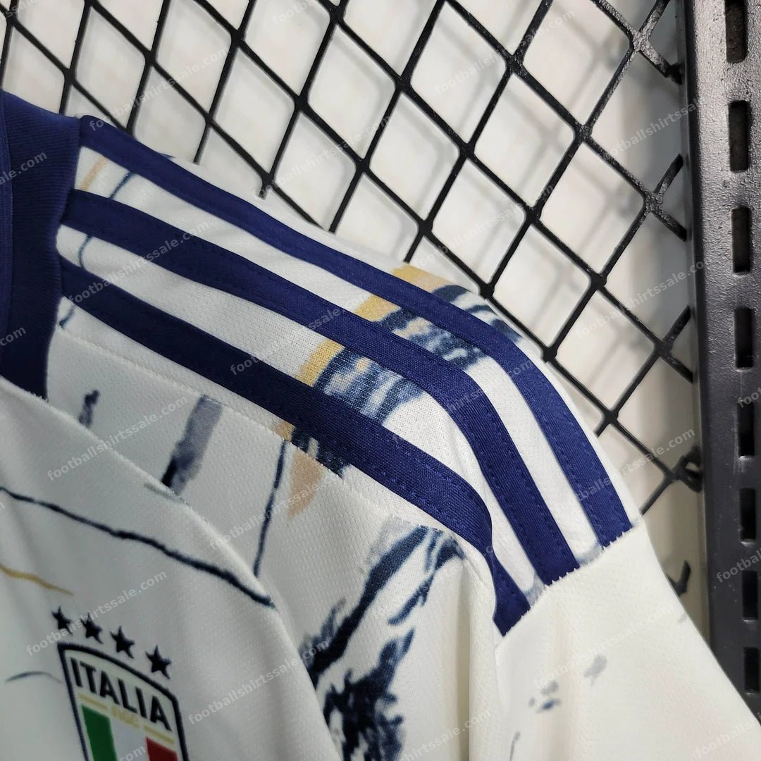 2023 Italy Away Soccer Shirt - Detail 8