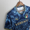 2022 Italy Commemorative Edition Blue Soccer Shirt - Detail 6