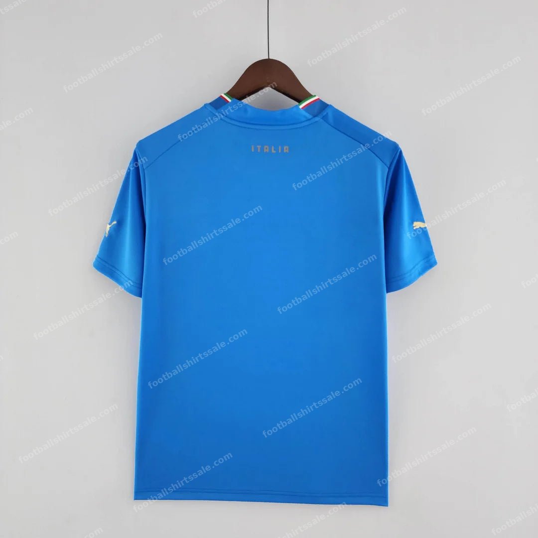 2022 Italy Home Soccer Shirt - Detail 1