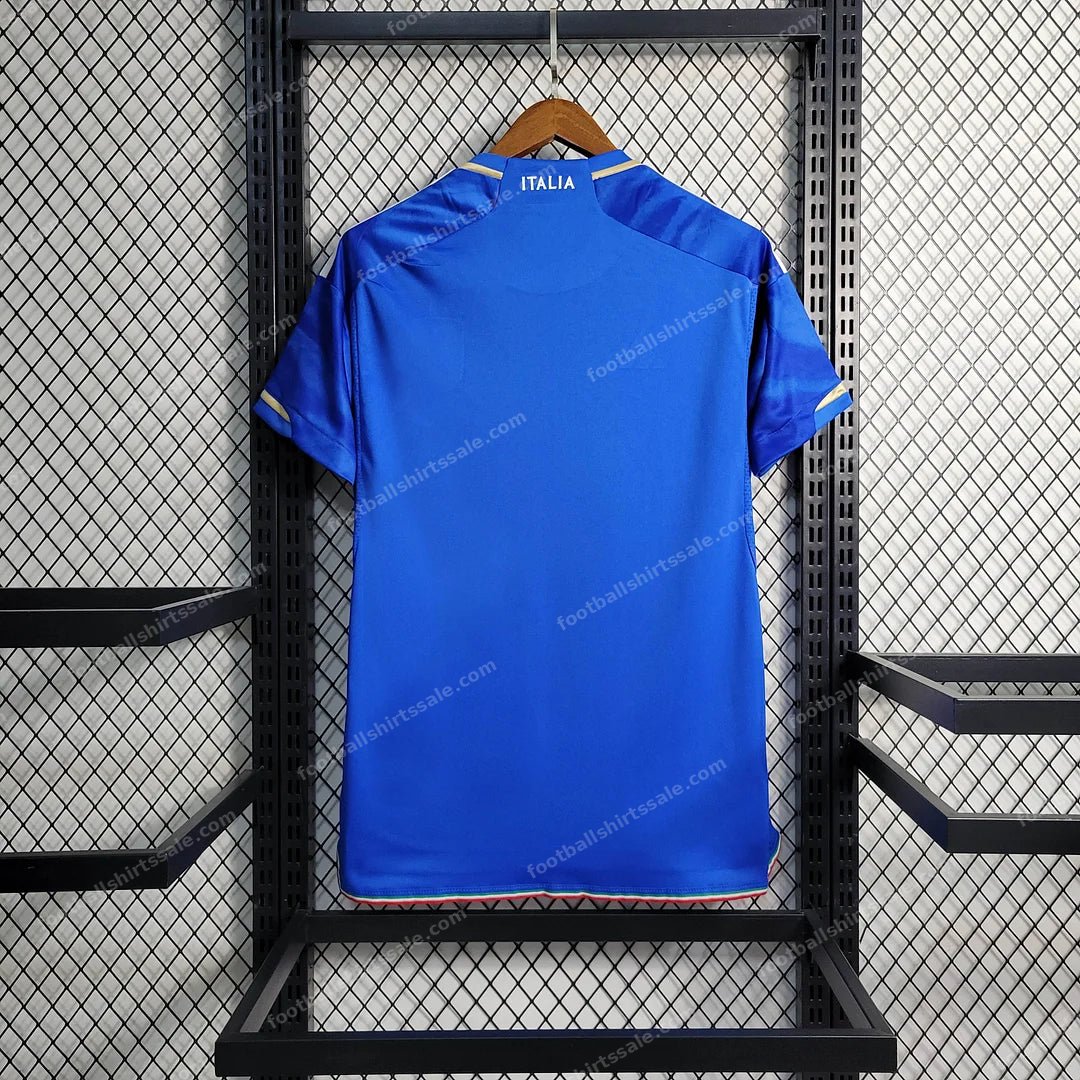 2023 Italy Home Soccer Shirt - Detail 2