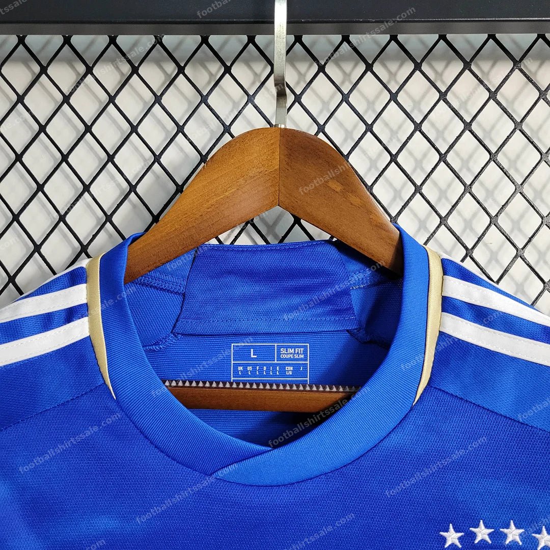 2023 Italy Home Soccer Shirt - Detail 6