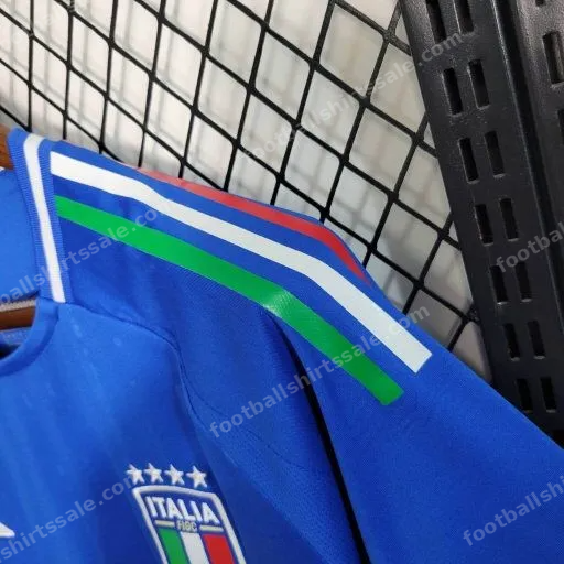 2024 Italy Home Soccer Shirt - Detail 5