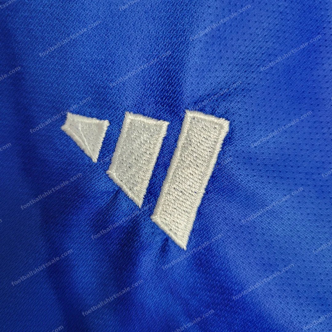 2023 Italy Home Soccer Shirt Kids Size - Detail 4