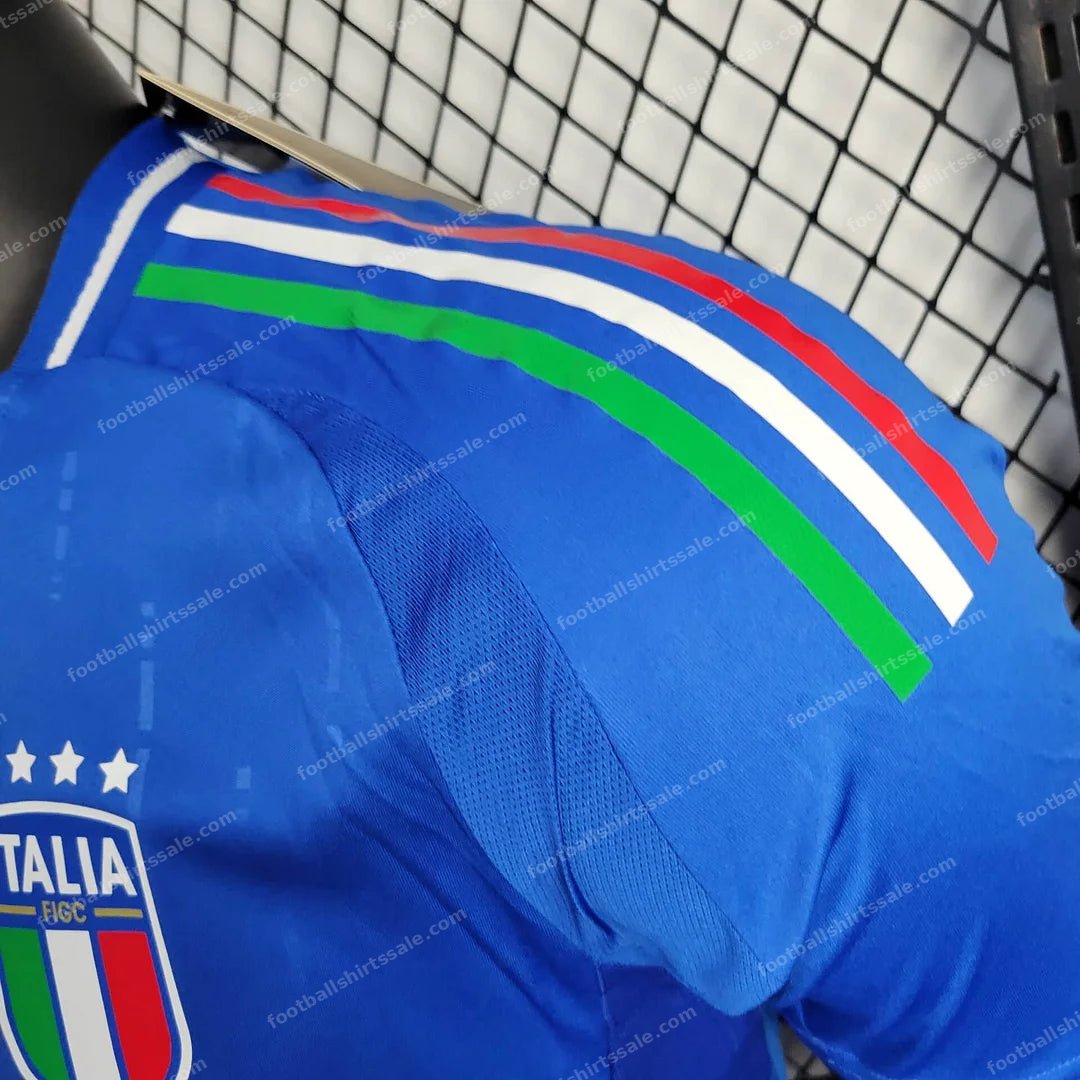 2024 Italy Home Soccer Shirt – Player Version - Detail 5