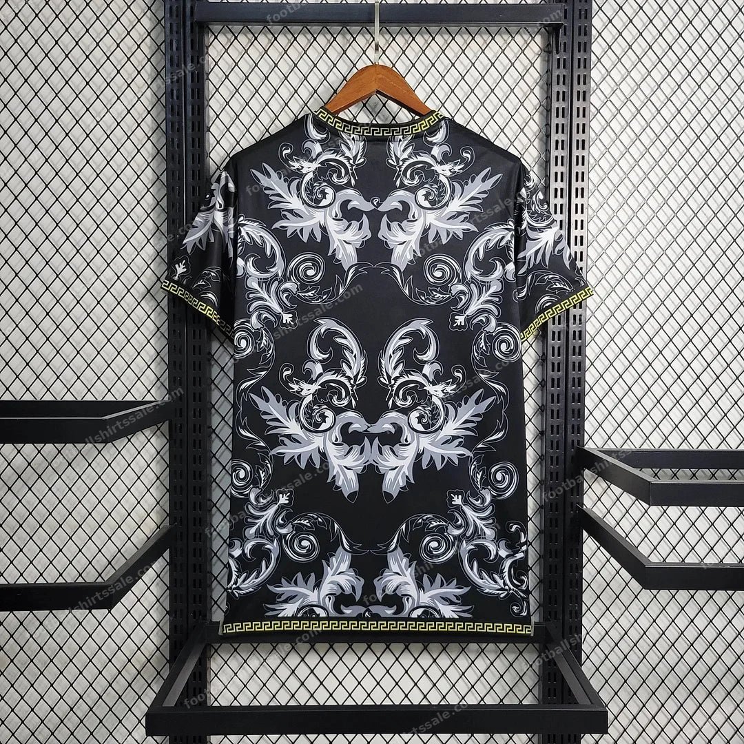 2023 Italy Special Edition Black Soccer Shirt - Detail 2