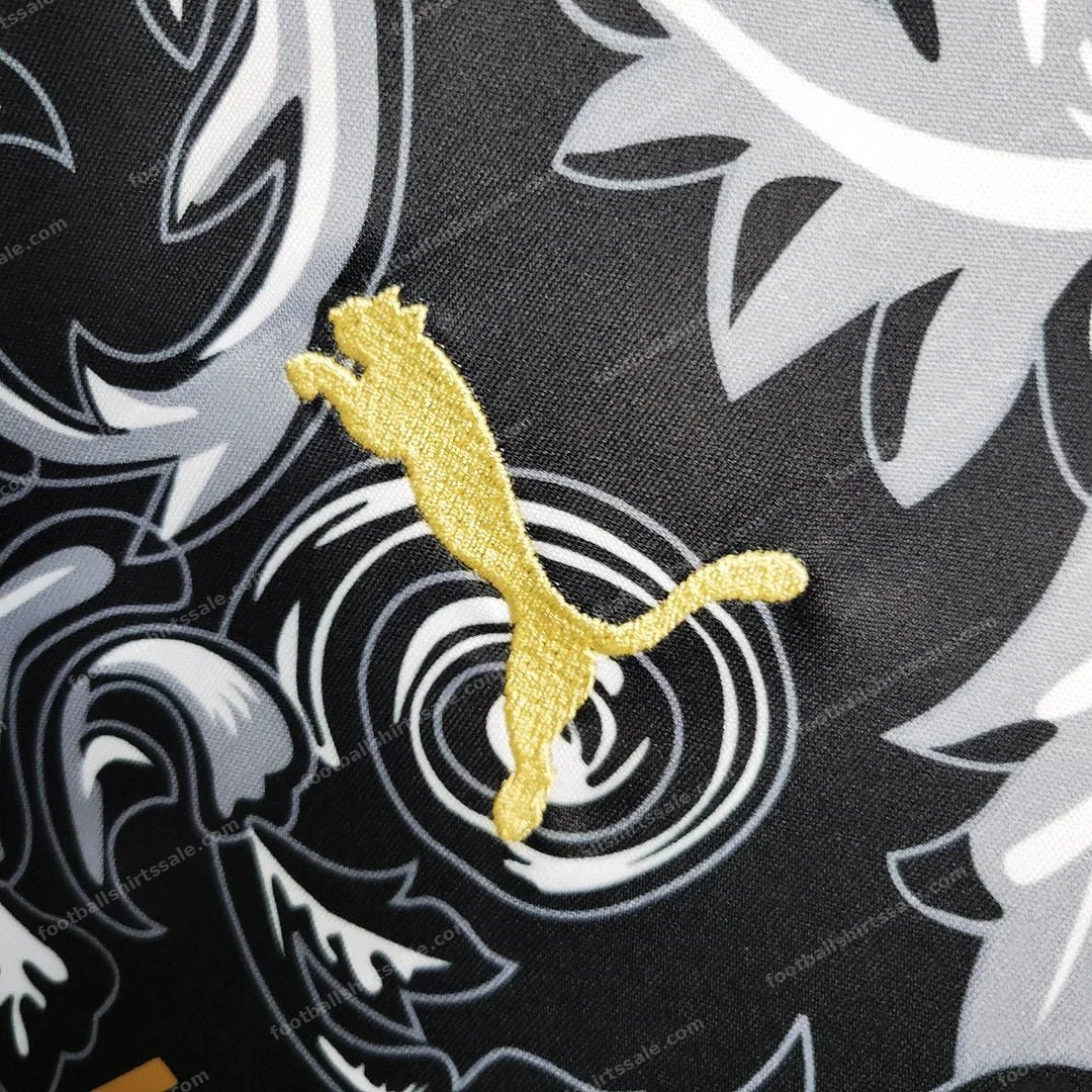 2023 Italy Special Edition Black Soccer Shirt - Detail 5
