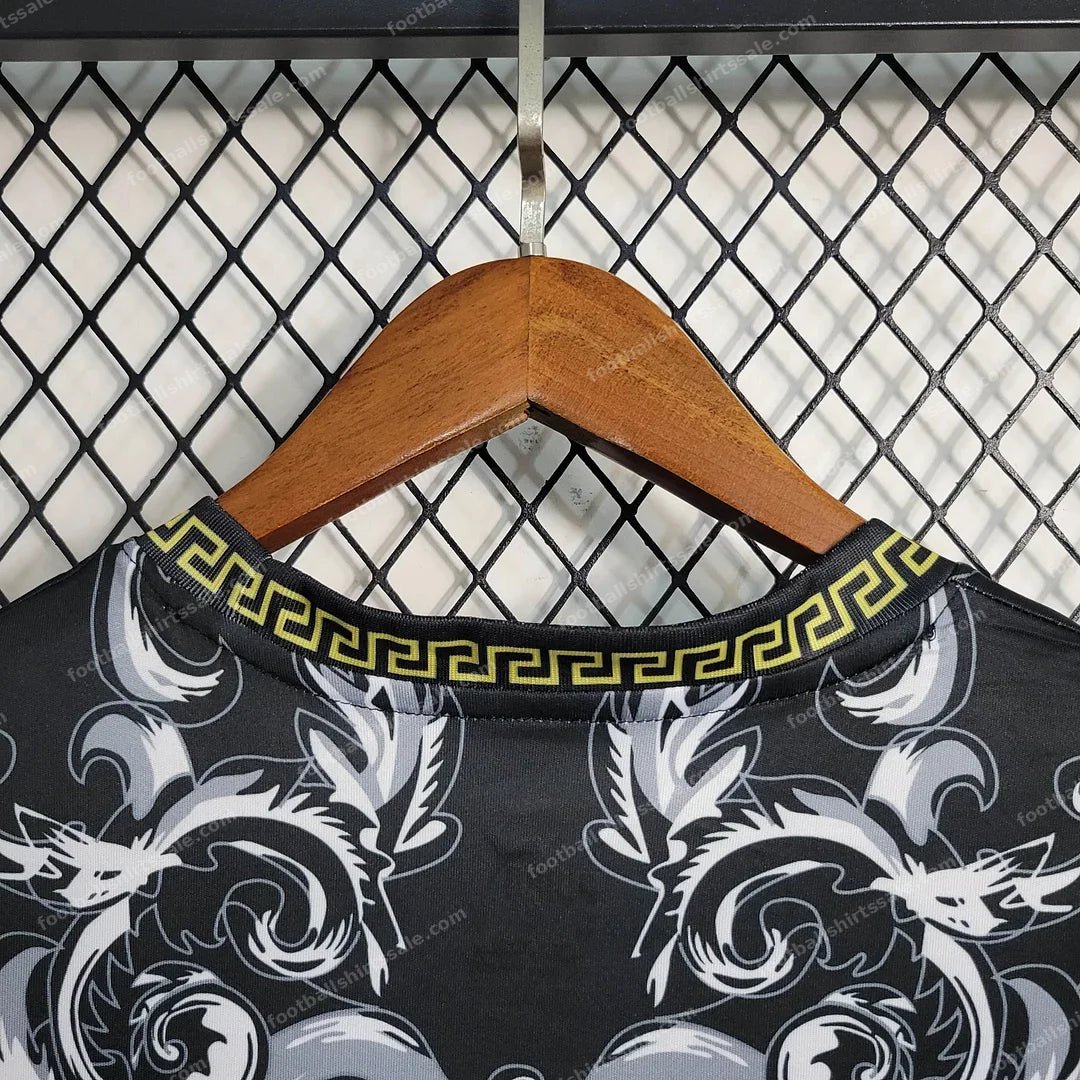 2023 Italy Special Edition Black Soccer Shirt - Detail 7