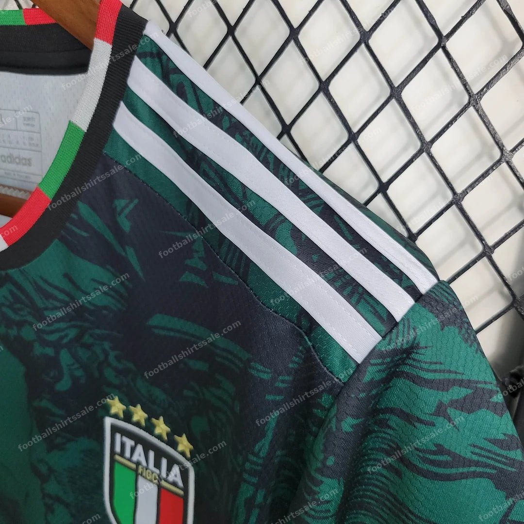 2023 Italy Special Edition Green Soccer Shirt - Detail 6