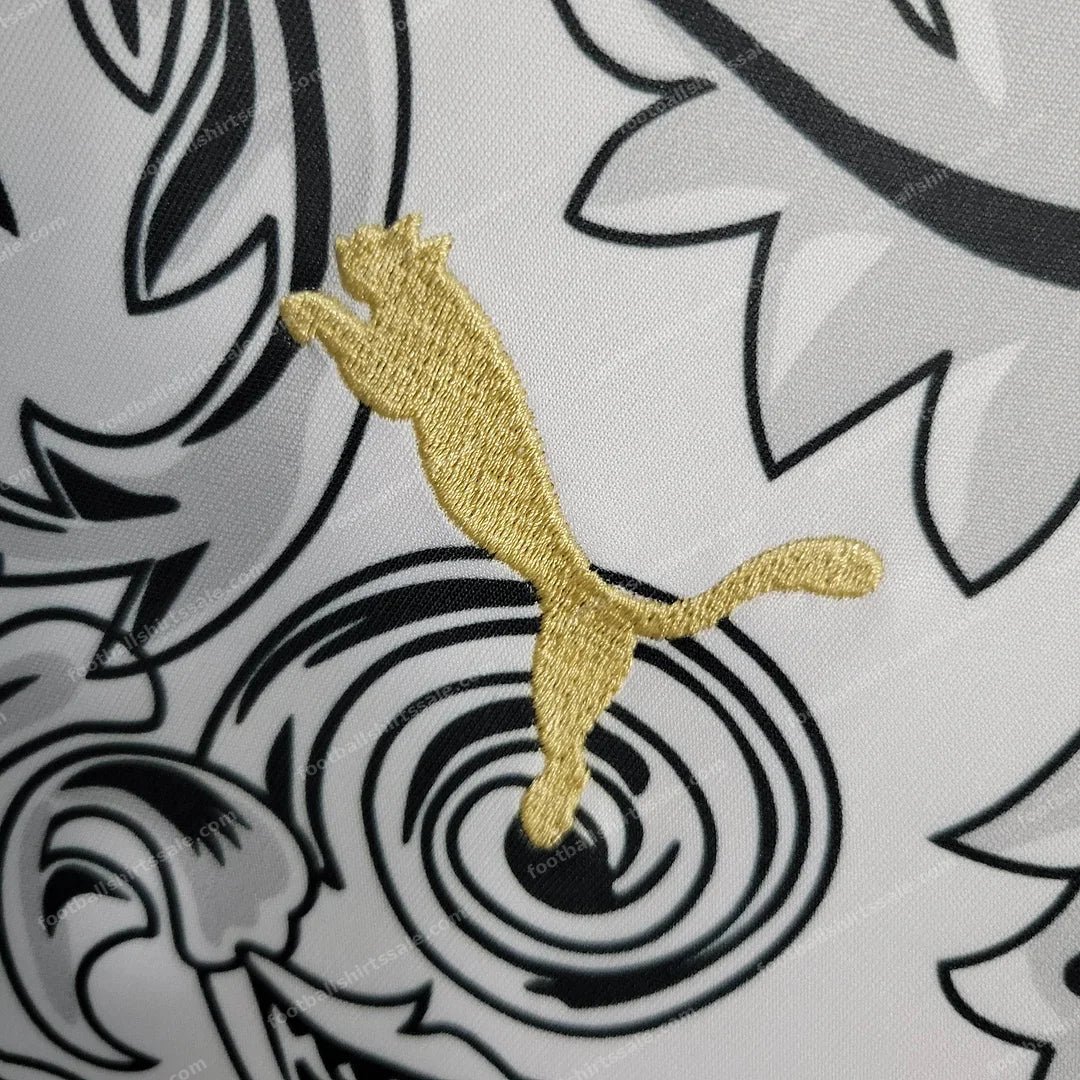 2023 Italy Special Edition White Soccer Shirt - Detail 3