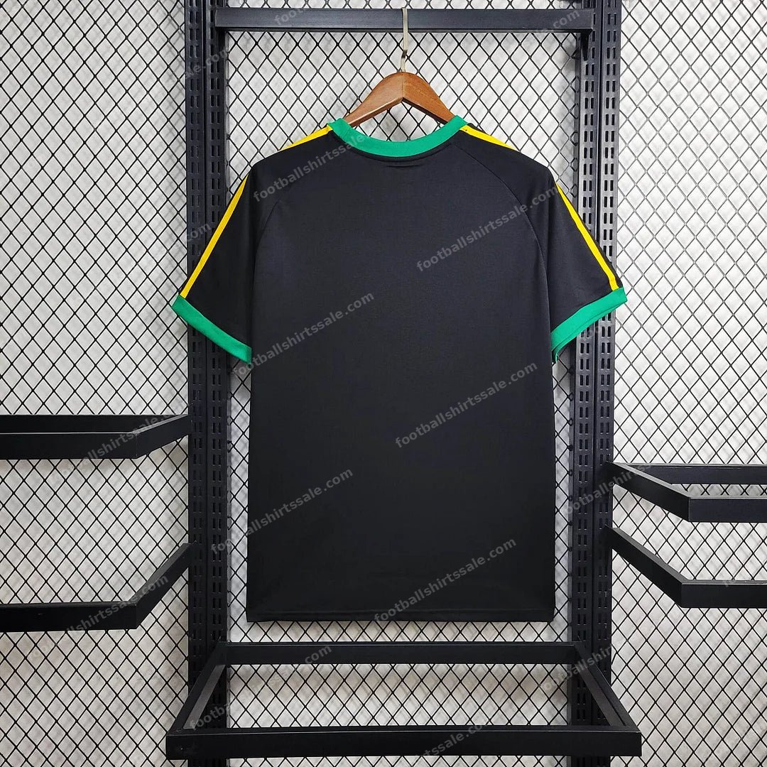 2024 Jamaica Training Wear Black Football Shirt - Detail 1