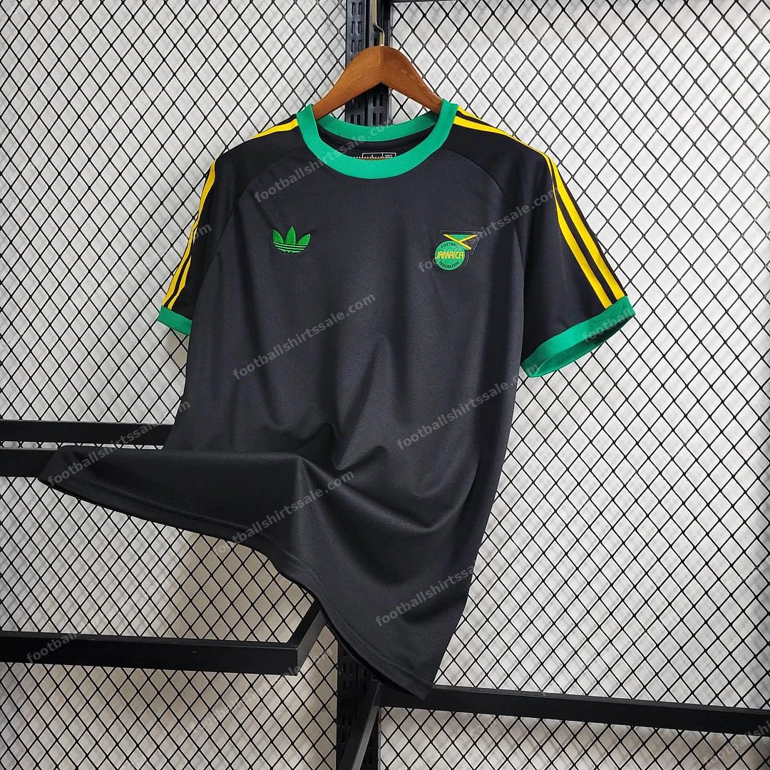 2024 Jamaica Training Wear Black Football Shirt - Detail 2