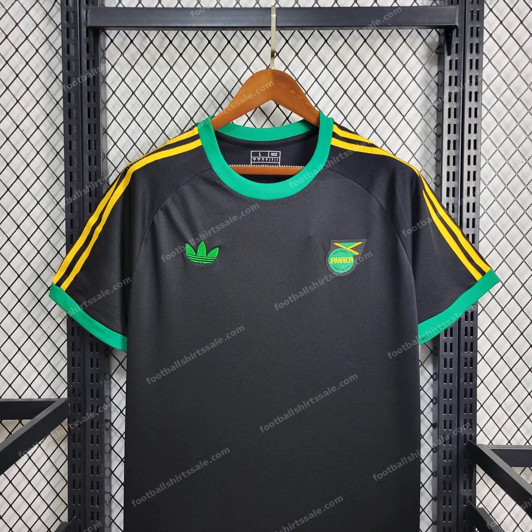 2024 Jamaica Training Wear Black Football Shirt - Detail 3