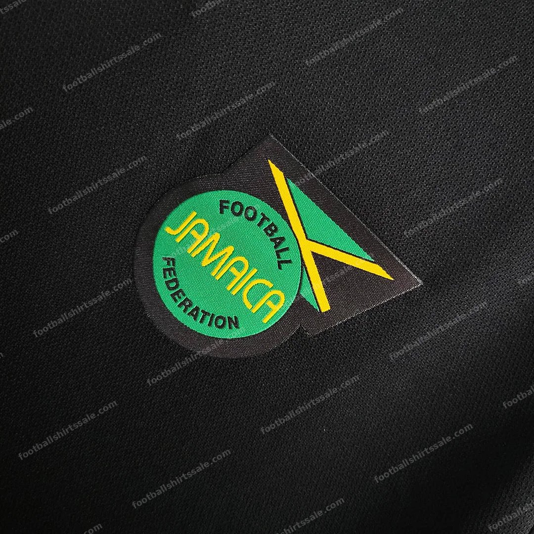 2024 Jamaica Training Wear Black Football Shirt - Detail 5
