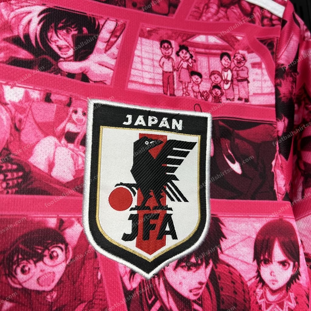 2026 Japan Special Pink Football Jersey - Detail 3