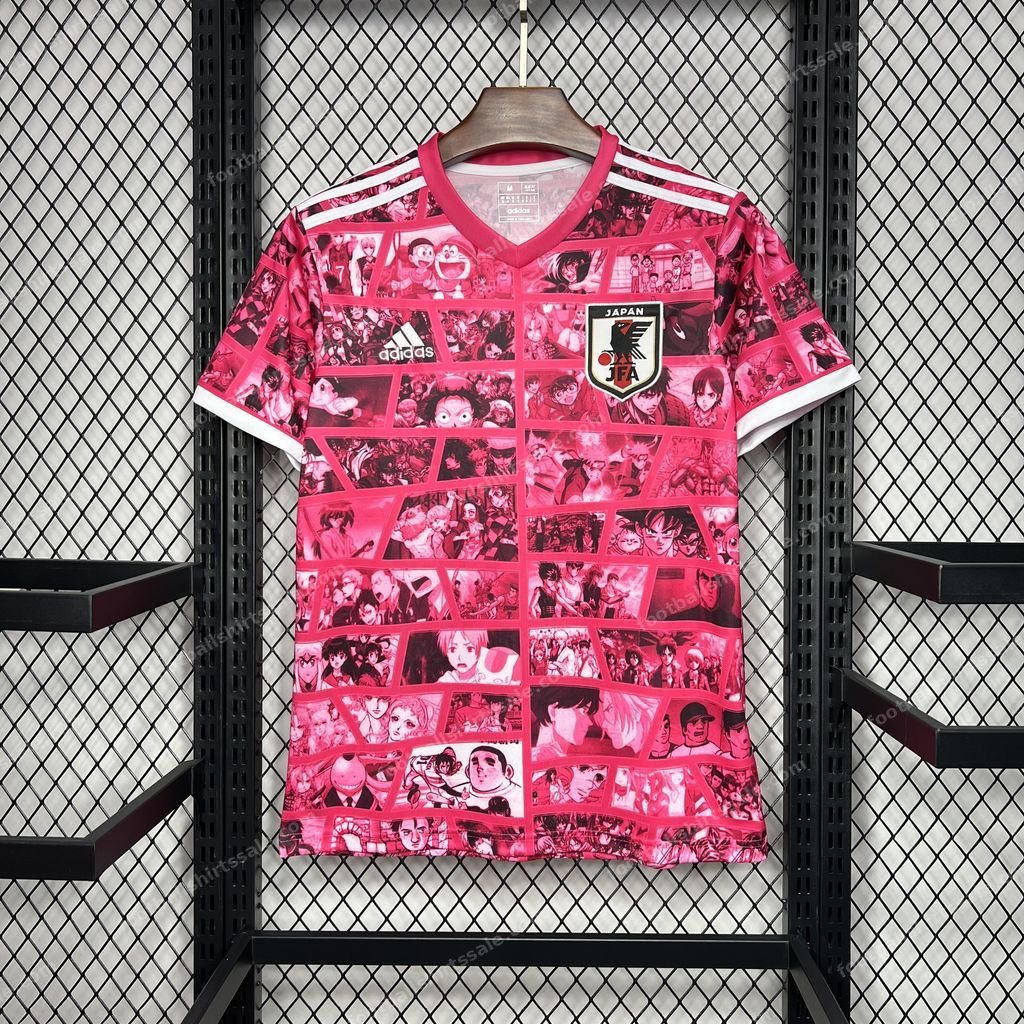 2026 Japan Special Pink Football Jersey - Detail 4