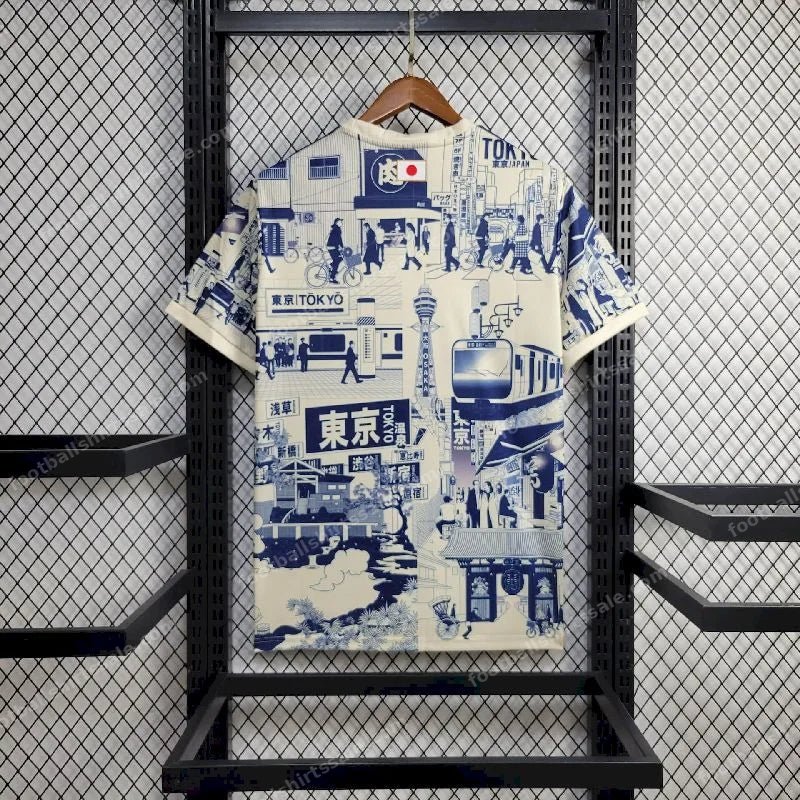 2024 Japan Tokyo Special Edition Blue Football Jersey - Detail 1