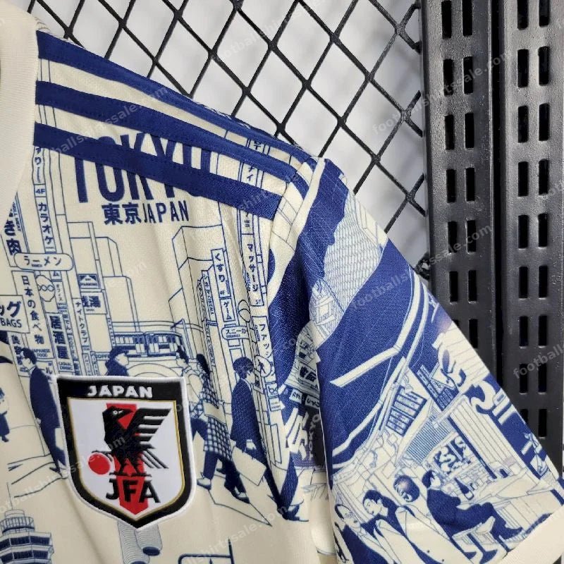 2024 Japan Tokyo Special Edition Blue Football Jersey - Detail 4