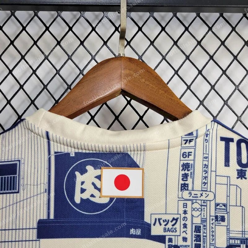 2024 Japan Tokyo Special Edition Blue Football Jersey - Detail 7