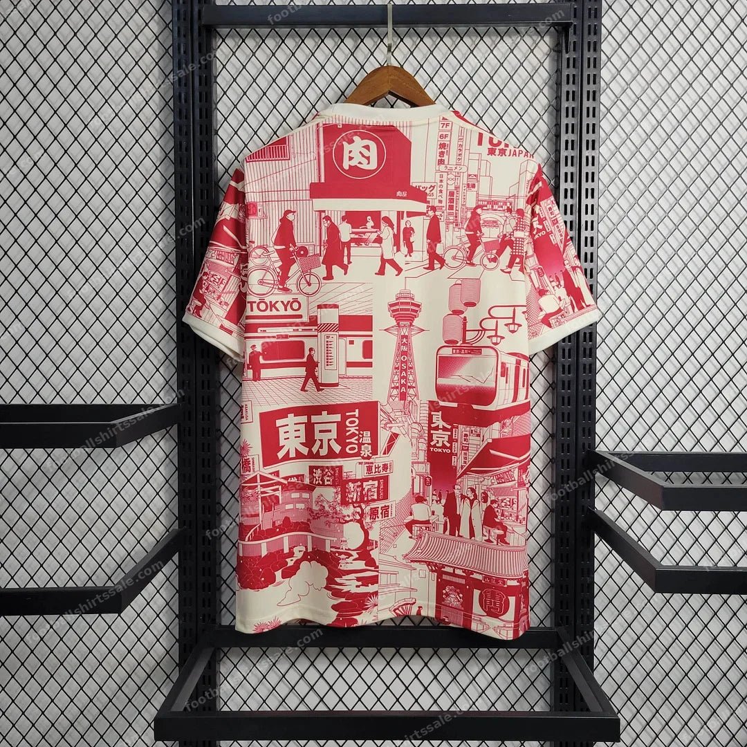 2023 Japan Tokyo Special Edition Red Football Jersey - Detail 1