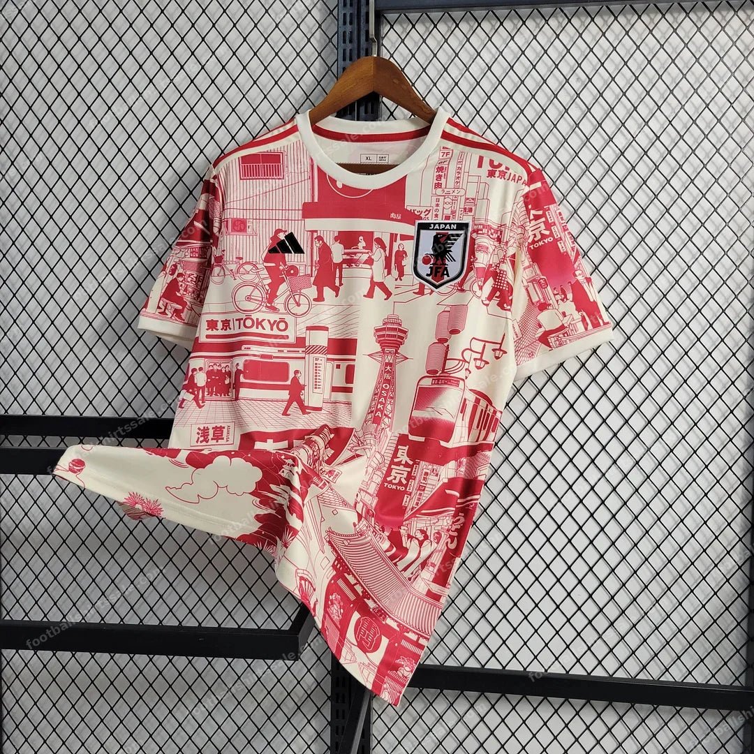 2023 Japan Tokyo Special Edition Red Football Jersey - Detail 3