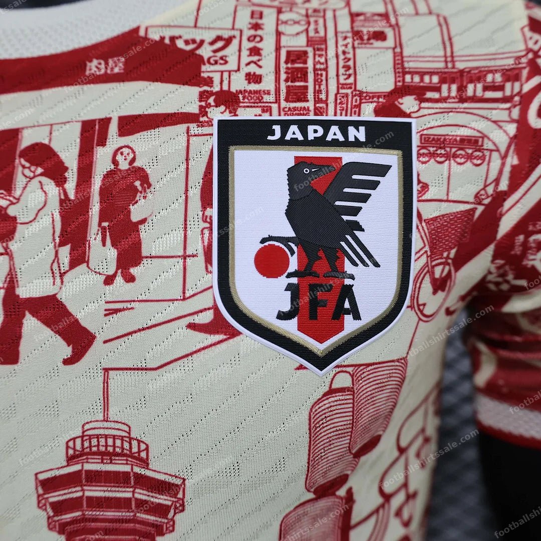 2023 Japan Tokyo Special Edition Red Football Jersey – Player Version - Detail 7