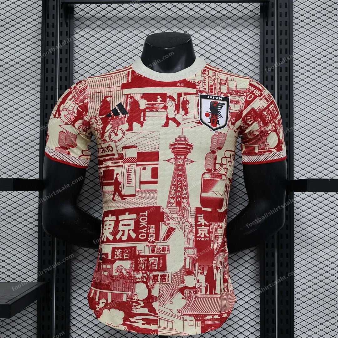 2023 Japan Tokyo Special Edition Red Football Jersey – Player Version