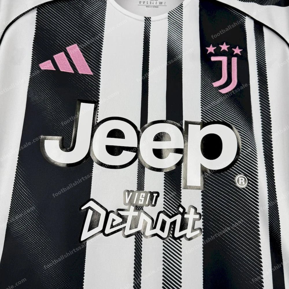 2025/2026 Juventus Home Football Shirt - Detail 4