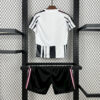 2025/2026 Juventus Home Football Shirt Kids Size - Detail 1