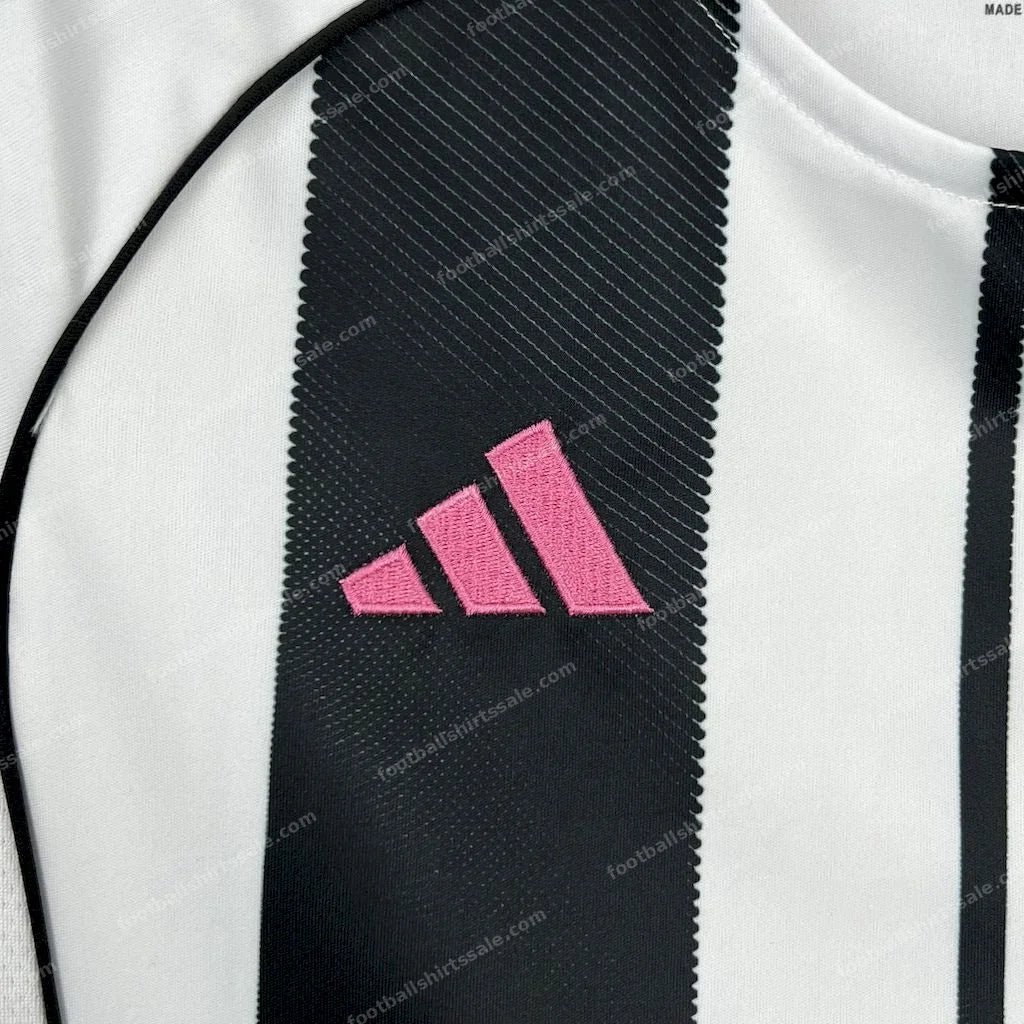 2025/2026 Juventus Home Football Shirt Kids Size - Detail 2