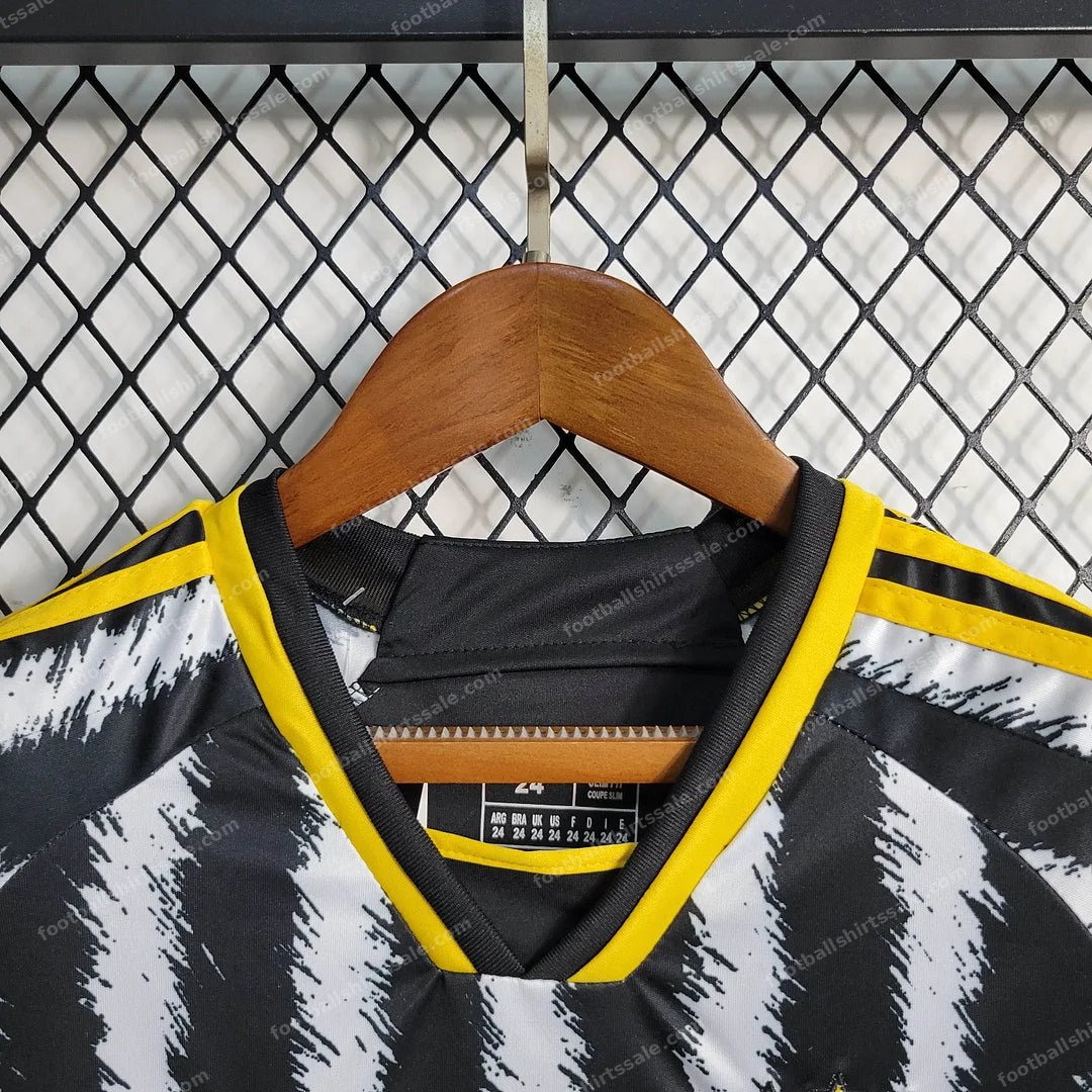 2023/2024 Juventus Home Soccer Jersey 1:1 Thai Quality Kids Size - Detail 3