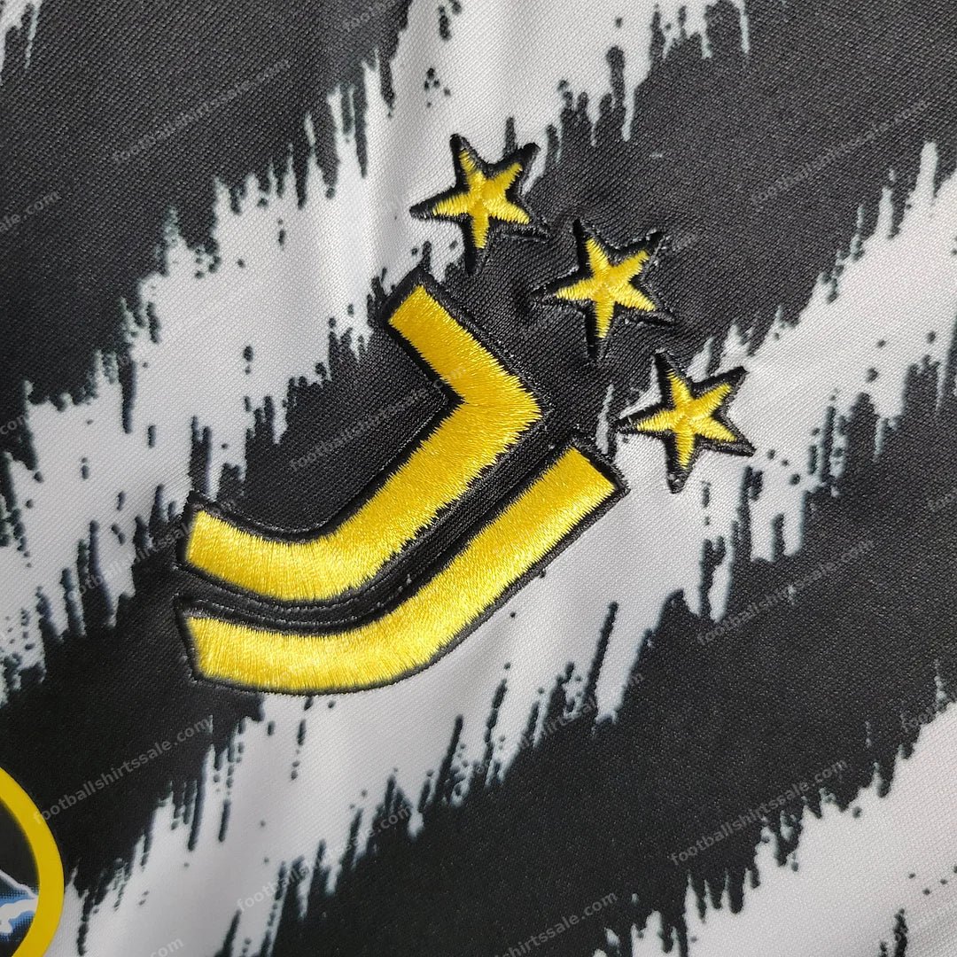 2023/2024 Juventus Home Soccer Jersey 1:1 Thai Quality Kids Size - Detail 4