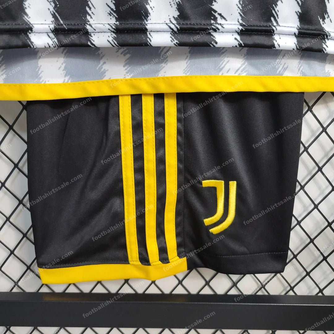 2023/2024 Juventus Home Soccer Jersey 1:1 Thai Quality Kids Size - Detail 8