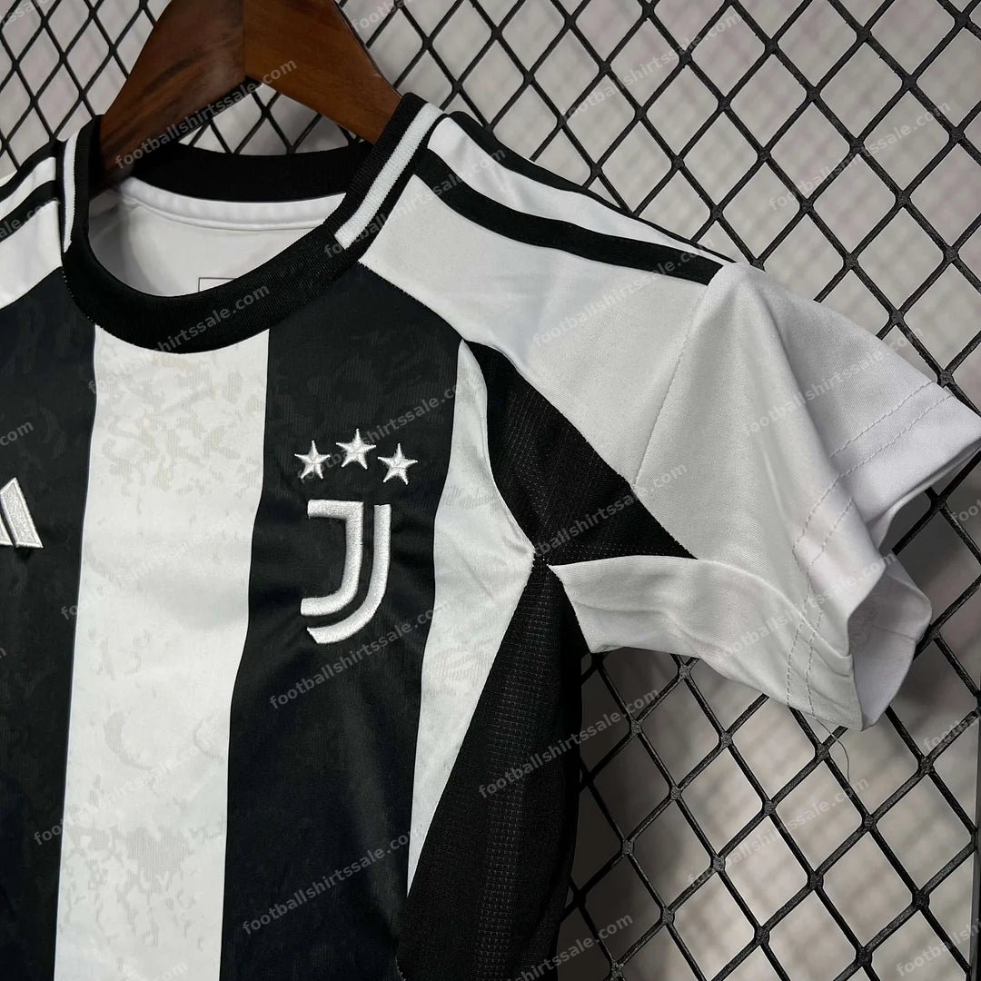 2024/2025 Juventus Home Soccer Jersey 1:1 Thai Quality Kids Size - Detail 2