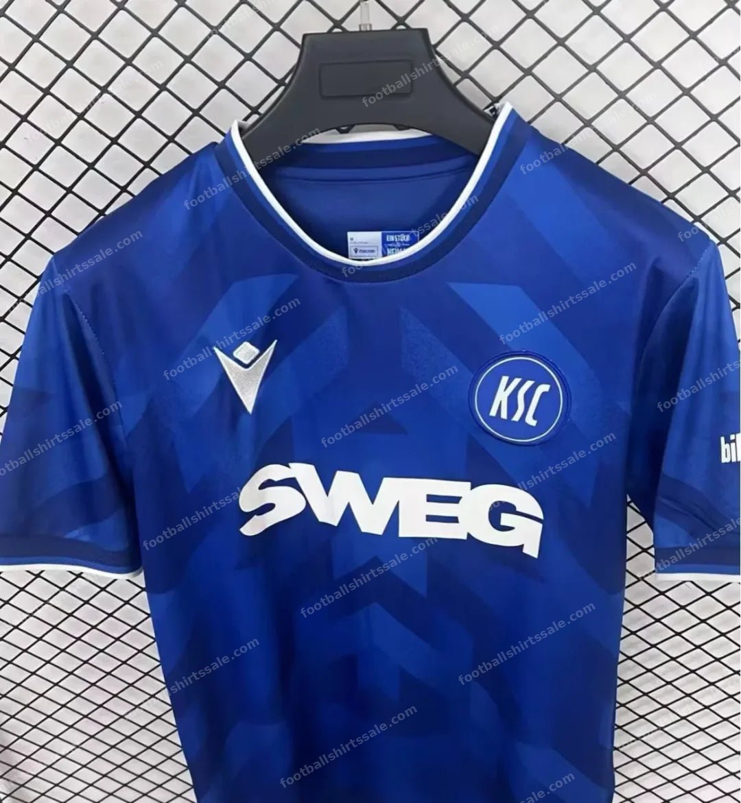 2025/2026 Karlsruher SC Home Football Shirt - Detail 2