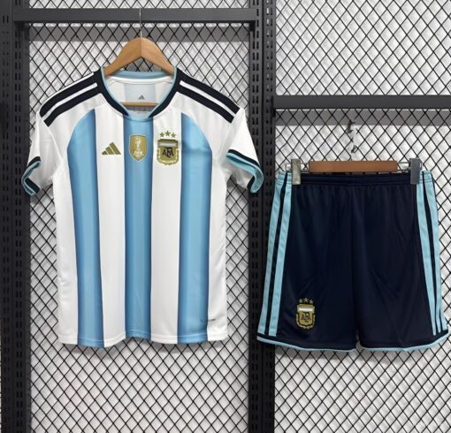 2026 Kids Argentina World Cup Home Jersey