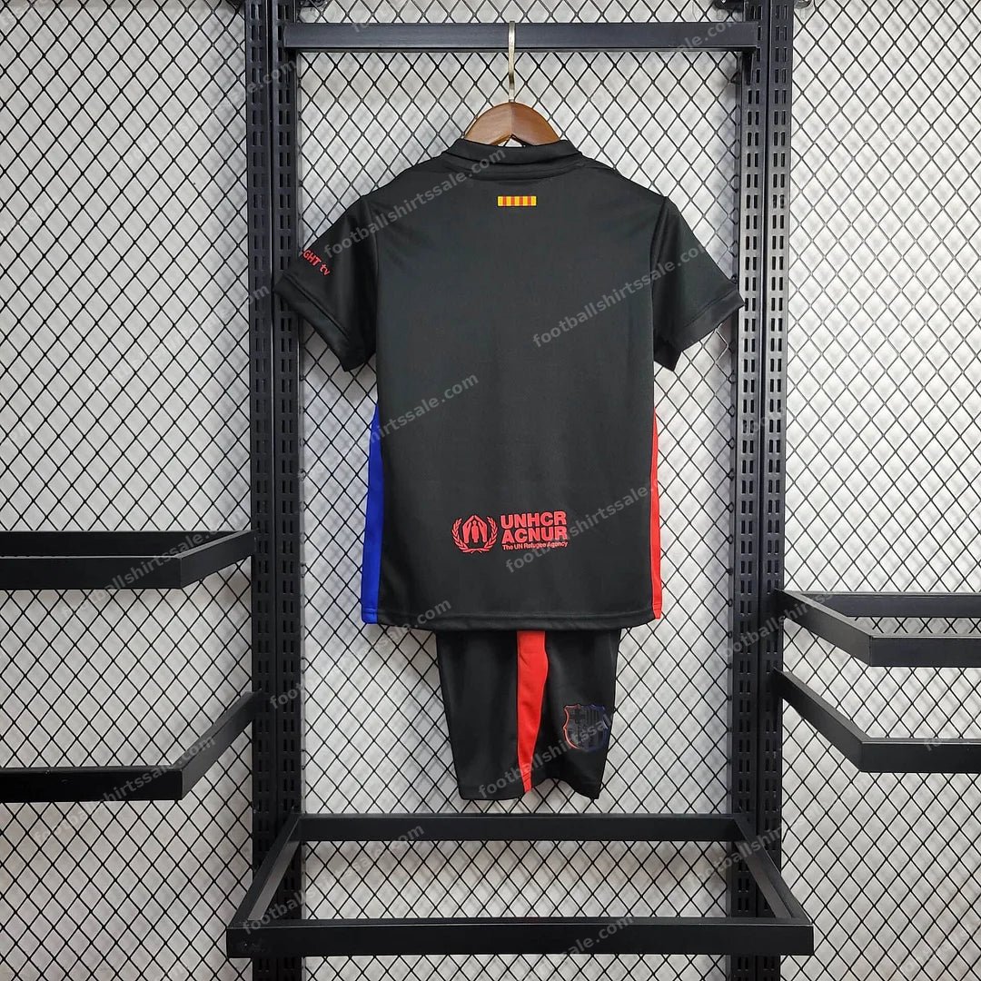 2024/2025 Kids Size Barcelona Away Football Shirt 1:1 Thai Quality - Detail 1