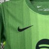 2025/2026 Kids Size Barcelona Green Goalkeeper Football Kit - Detail 4