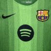 2025/2026 Kids Size Barcelona Green Goalkeeper Football Kit - Detail 5