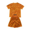 2024/2025 Kids Size Barcelona Orange Goalkeeper Football Shirt - Detail 1