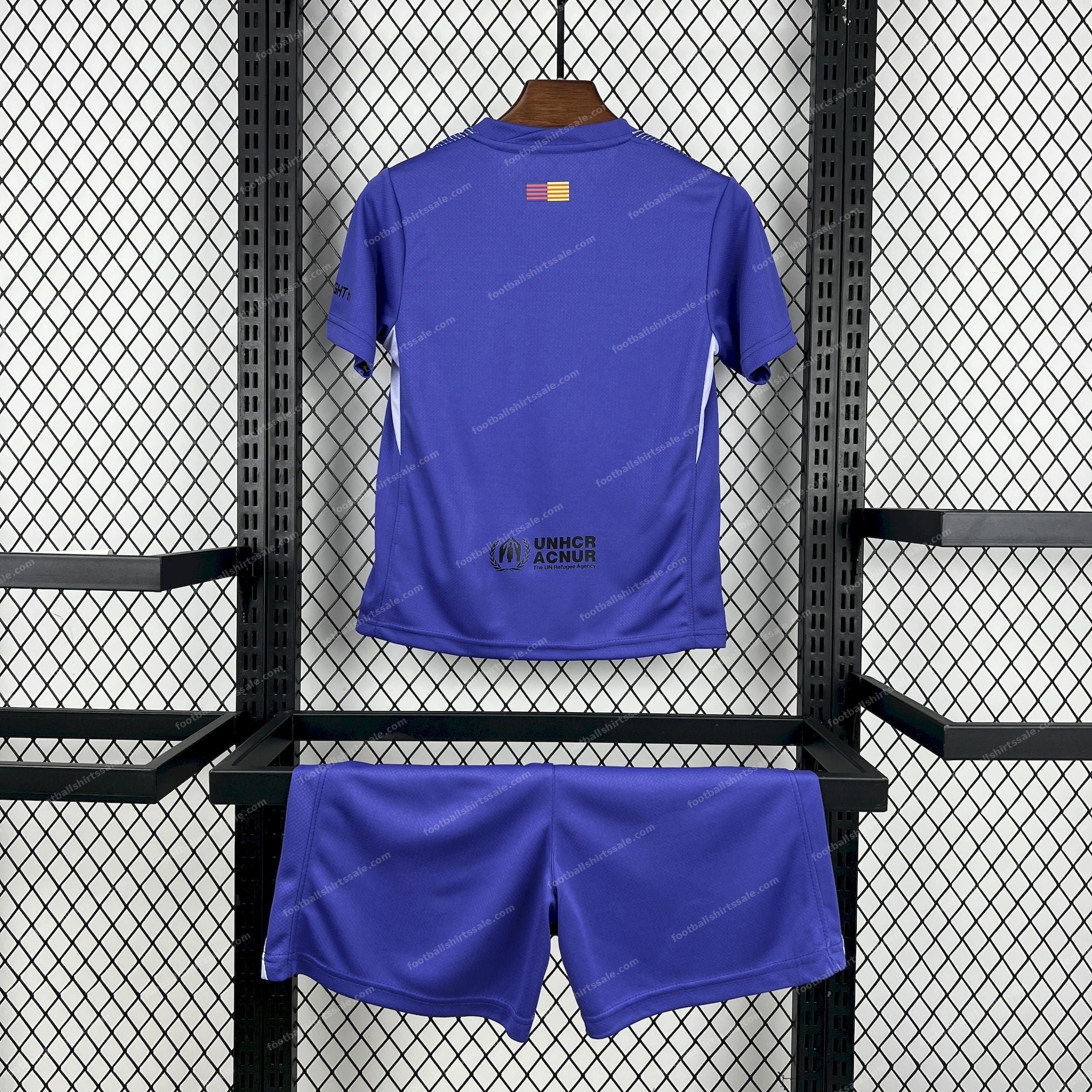 2025/2026 Kids Size Barcelona Purple Goalkeeper Football Kit - Detail 1