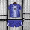 2025/2026 Kids Size Barcelona Purple Goalkeeper Football Kit