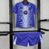 2025/2026 Kids Size Barcelona Purple Goalkeeper Football Kit - Detail 2