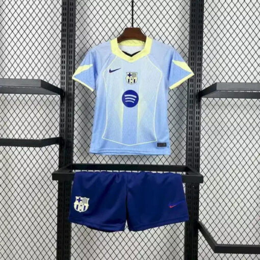2025/2026 Kids Size Barcelona Special Edition Blue Football Shirt