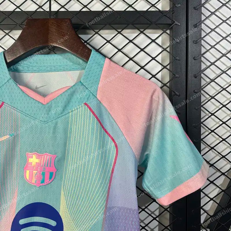 2025/2026 Kids Size Barcelona Special Edition Color Football Shirt - Detail 3