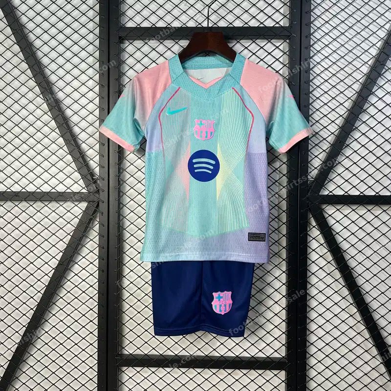 2025/2026 Kids Size Barcelona Special Edition Color Football Shirt