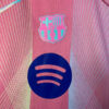 2025/2026 Kids Size Barcelona Special Edition Pink Football Shirt - Detail 1